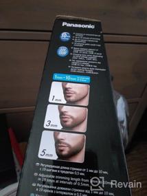 img 8 attached to Experience Precision and Convenience with the Panasonic Cordless Men's Beard Trimmer - ER-GB40-S (Blue)