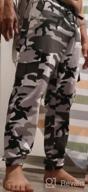 img 1 attached to Men'S Lightweight Camo Joggers Sweatpants For Hiking, Outdoor Activities & Streetwear review by Patrick Matin