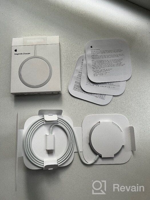 img 2 attached to Apple Magsafe Charger Wireless Charger Qi Power: 15W White review by Pahal Bhatta ᠌