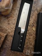 img 1 attached to Kitory Utility Knife, 5 Inch Fine-Edge Kitchen Knife, Sharp German High Carbon Stainless Steel, Full Tang Pakkawood Handle With Gift Box - Metadrop Series review by Jeff Remol