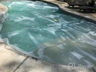 картинка 1 прикреплена к отзыву Sun2Solar Clear 16-Foot Round Solar Cover 1600 Series Heat Retaining Blanket For In-Ground And Above-Ground Round Swimming Pools Use Sun To Heat Pool Water Bubble-Side Facing Down In Pool от Ronald Howlett
