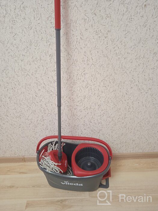 img 1 attached to Enhanced Vileda Turbo Microfibre Mop 🧹 and Bucket Set with Additional 2-in-1 Refill review by Ahmad ᠌