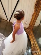 img 1 attached to Stunning Flower Girl Junior Bridesmaid Dresses for Unforgettable Wedding Moments review by Pamela Anderson