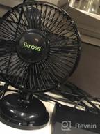 img 1 attached to Stay Cool And Productive: IKross 5-Inch USB-Powered Mini Fan For Desks And Offices In Black review by David Elam