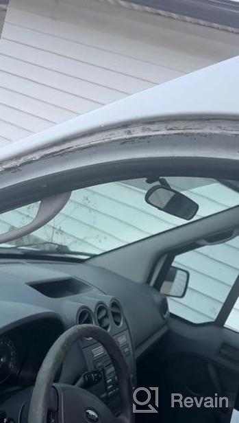 img 1 attached to Protect Your Vehicle From Weather With HOTSYSTEM Weatherstripping Seal Strip - 26.25Ft D-Shape Rubber For Car, Truck & Motor Door Cover Trunk review by Trevor Bannister