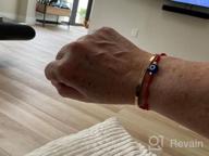 img 1 attached to Red String Amulet Bracelet For Women Men Boys & Girls - Tarsus Evil Eye 7 Knot Lucky Adjustable review by Ruben Jamrock