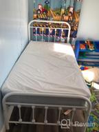 img 1 attached to Full Dark Copper Metal Bed Frame W/Headboard & Footboard - No Box Spring Needed! review by Sean Skinner