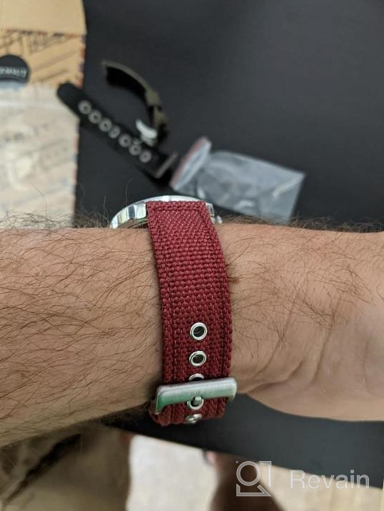 img 1 attached to 18Mm 20Mm 22Mm 24Mm Quick Release Nylon Weaved Watch Strap For Men And Women - Classic Replacement Watch Bands. review by Brian Schultz