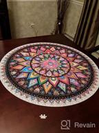 img 1 attached to Geometric Colorful Mandala Jigsaw Puzzle With 1000 Pieces And Vibrant Design By Bgraamiens review by Todd Mamat