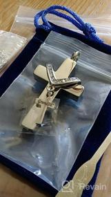 img 6 attached to Beautifully Crafted MEMORIALU Cross Urn Necklaces: Cherished Ashes Cremation Crucifix Keepsake