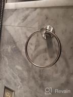 img 1 attached to GERUIKE Adhesive Towel Ring: Self-Adhesive Stainless Steel Rustproof Wall Mounted Bathroom Towel Holder review by Justin Boisvert