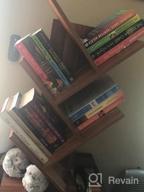 картинка 1 прикреплена к отзыву Geometric Tree Bookshelf Organizer: 9-Shelf MDF Storage Rack For Books, CDs, And Albums - Holds Up To 5Kgs Per Shelf (Black) от Sean Florence