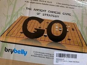 img 7 attached to Набор настольных игр Go с 361 бакелитовым камнем - 19X19In Bamboo Wood Доска Go и миски для 2 игроков - Классическая китайская стратегическая игра для начинающих