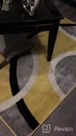 img 1 attached to Rugshop Contemporary Abstract Circles Easy Maintenance For Home Office,Living Room,Bedroom,Kitchen Soft Round Rug 6' 6" (6' 6" Diameter) Yellow review by Floe Rankin