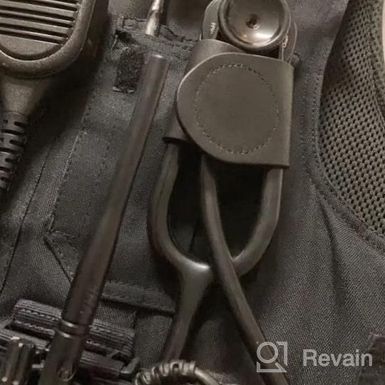 img 1 attached to Say Goodbye To Neck Carrying And Misplacement With Leather Stethoscope Holder Clip review by Kevin Fuentes
