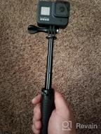 img 1 attached to Selfie Stick Tripod Handle Grip Pole 3-In-1 For GoPro AKASO Insta360 DJI Osmo Action Camera & Smartphone - Kids & Adults Accessories review by Ryan Dillon