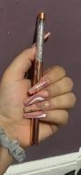 img 1 attached to Saviland 16 Size Kolinsky Acrylic Nail Brush - Pure Kolinsky Hair, Bronze Gold Glitter Handle For Professional Acrylic Application DIY Home Salon review by Melota Phillips