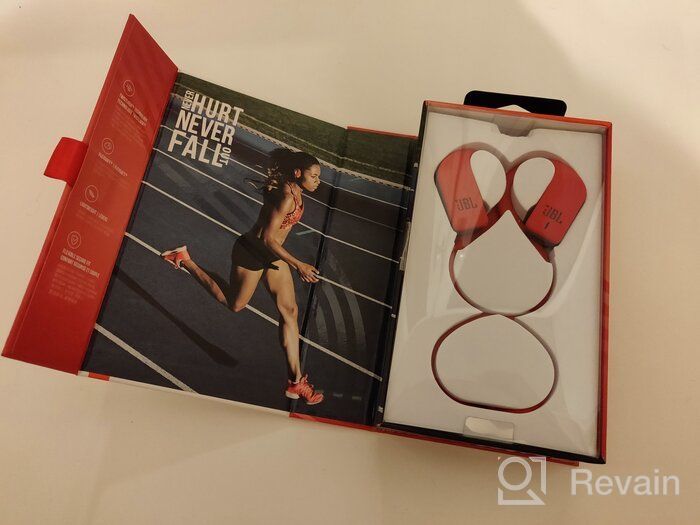 img 1 attached to JBL Endurance SPRINT Wireless Headphones, red review by Kai Shift ᠌