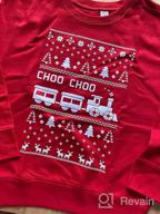 img 1 attached to 🎄 Stay Festive with TeeStars Robot Christmas Sweater Sweatshirt for Boys' Clothing review by Anthony Montgomery