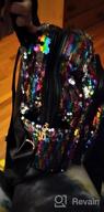 img 1 attached to Sparkling Mini Sequin Backpack: 11" Small Bag For Girls, Women, And Ladies review by Greg Lockhart
