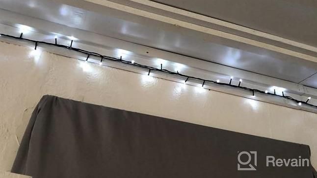 img 1 attached to Get Festive With FUNPENY'S 164FT 500 LED String Lights - Waterproof, Green Wire, 8 Modes, Perfect For Indoor/Outdoor Christmas Parties, Weddings, And Garden Decorations In Warm White review by Austin Hearshman