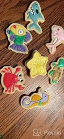 img 6 attached to 8-Piece Ocean Cookie Cutter Set With Plunger Stamps For Fondant Biscuit Cheese Baking