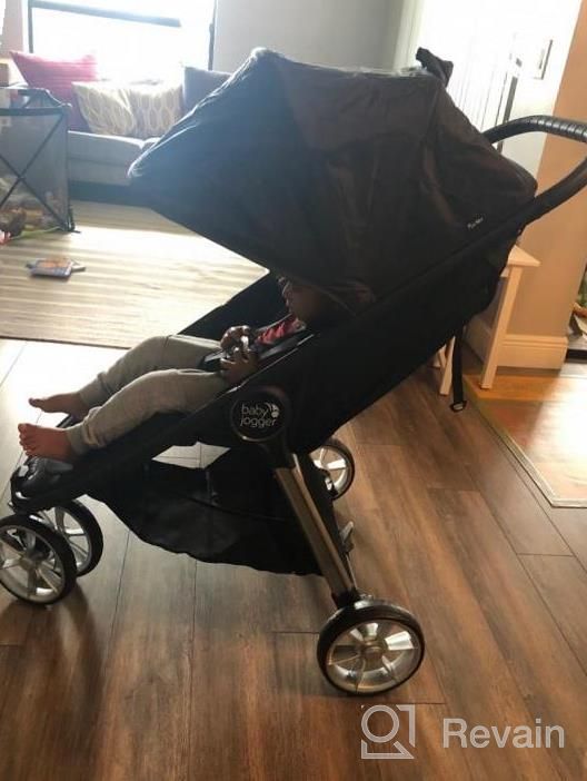 img 1 attached to Compact And Lightweight Baby Jogger City Mini 2 Stroller - 2019, Jet Color, Quick-Fold Design For Easy Handling review by Heidi Smith