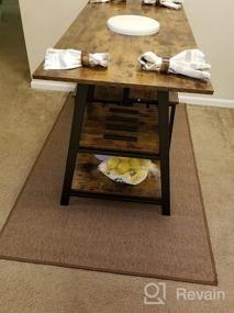 img 3 attached to Stylish Oak 3-Piece Dining Set With Wine Rack And Glass Holder For Home And Kitchen By Sogesfurniture