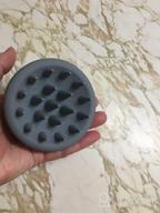 img 1 attached to AIMIKE Scalp Massager Shampoo Brush, Soft Silicone Hair Scrubber For Washing Hair, Dandruff Removal & Scalp Scrubber Hair Growth Stimulator, Scalp Brush/Exfoliator Brush On Dry & Wet Scalp - Blue review by Billy Dotie