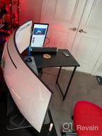 img 1 attached to Efficient And Ergonomic L-Shaped Desk For Home Or Office review by Devin Bro