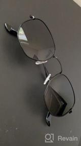 img 7 attached to Stylish Hexagon Polarized Sunglasses - UV Protection For Men And Women With Metal Frames