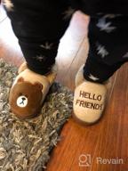 img 1 attached to 🧦 Boys' Indoor Toddler Winter Slippers – Little Shoes for Cozy Comfort review by Jesse Blair