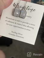 img 1 attached to 🌈 Stunning YoTreasure Rainbow Moonstone Sterling Earrings: Perfect Girls' Jewelry! review by Kara Hans