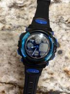 img 1 attached to Kids Digital Sport Watch: Waterproof Outdoor Watches for 👧 Boys and Girls with Alarm Stopwatch - Quartz Wrist Watch review by Robert Jaskolski