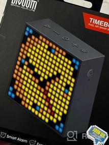 img 6 attached to Upgrade Your Audio And Visual Experience With Divoom TimeBox Evo Bluetooth Speaker – Perfect For Gaming, Room Setup, And Bedside Alarm Clock!