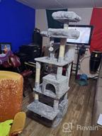 img 1 attached to 67.7In BEWISHOME Multi-Level Cat Tower: Luxurious Plush Perches, Tall Condo & Scratching Posts For Indoor Cats - MMJ54H review by Bryan Murphy