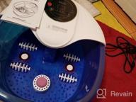 img 1 attached to Relax And Rejuvenate With Foot Bath Spa: Heat, Massage Rollers, Pumice Stone & More! review by Ron Damndjperiod