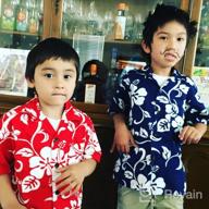 img 1 attached to 👕 Boys' Hawaiian Shirt - RJC Classic Hibiscus - Tops, Tees & Shirts review by George Marquez