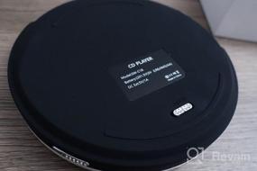 img 6 attached to Портативный CD-плеер с наушниками, OLED-дисплеем, противоскользящей противоударной защитой для использования в автомобиле, обновлением 2020 Disc Music Player для детей и взрослых