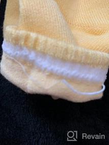 img 4 attached to Карамельно-цветные ласковые носки из хлопка CHUNG для девочек: 10 пар, с ровным краем, длина до икры.
