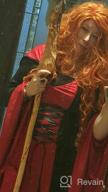 картинка 1 прикреплена к отзыву Angelaicos Women'S Fluffy Wavy Halloween Merida Wig - Perfect For Party Costumes! от Jonny Dogruyol