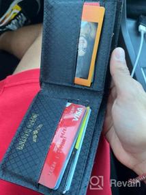 img 6 attached to 💼 Premium Carbon Fiber Leather Wallet: Durable and Stylish