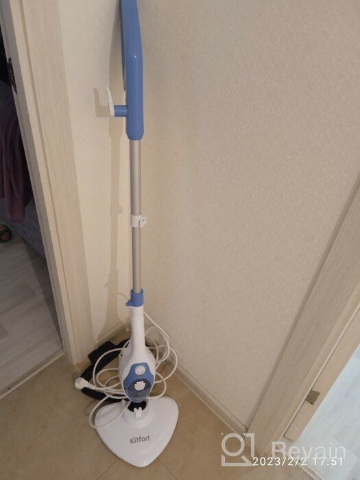 img 1 attached to Steam cleaner Kitfort KT-1004-2, green/white review by Barbara Kowalewska ᠌