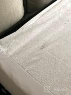 img 1 attached to Protect Your Mattress With PlushDeluxe Waterproof & Dust Proof Encasement | Full Size Cover With Zipper, Cotton Terry Surface & 6-Sided Protection For 12-15 Inches Mattress review by Diane Lane