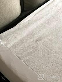 img 7 attached to Protect Your Mattress With PlushDeluxe Waterproof & Dust Proof Encasement | Full Size Cover With Zipper, Cotton Terry Surface & 6-Sided Protection For 12-15 Inches Mattress