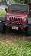 img 1 attached to Upgrade Your Jeep With LEDKINGDOMUS Rear Bumper: Fits 07-18 Wrangler JK And Unlimited With LED Lights And Hitch Receiver In Textured Black review by Gavin Hernandez
