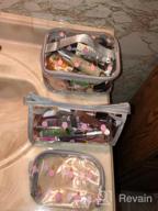 img 1 attached to 3 Piece Clear Toiletry Bag Set - PVC Travel Cosmetic Bags W/ Handle & Flamingo Ice Cream Design! review by Curtis Richardson