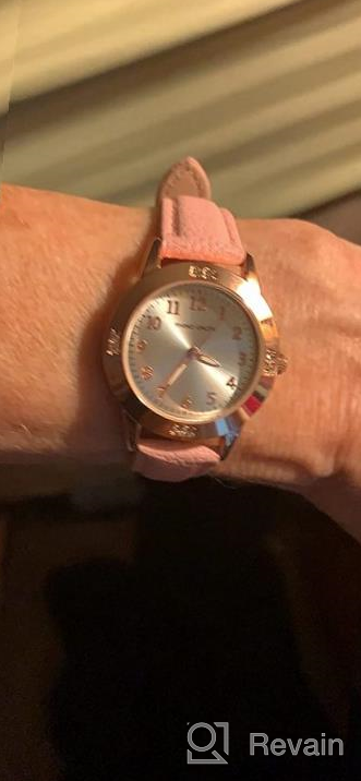 img 1 attached to Stylish Girls Watches: Perfect Gift for Ages 11-15, Japanese Movement, Casual Leather Band, Ideal for Students and Fashionable Ladies! review by Rebecca Porter