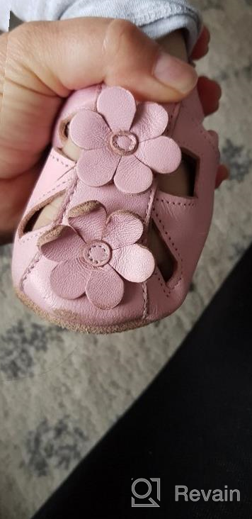 img 1 attached to Dotty Fish Leather 🌸 Sandals for Boys - Flower-Printed Sandals review by Eric Grayson