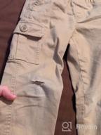 img 1 attached to Boys' Clothing: Amazon Essentials Toddler Cargo Pants, Perfect Pants for Active Toddlers review by David Flores